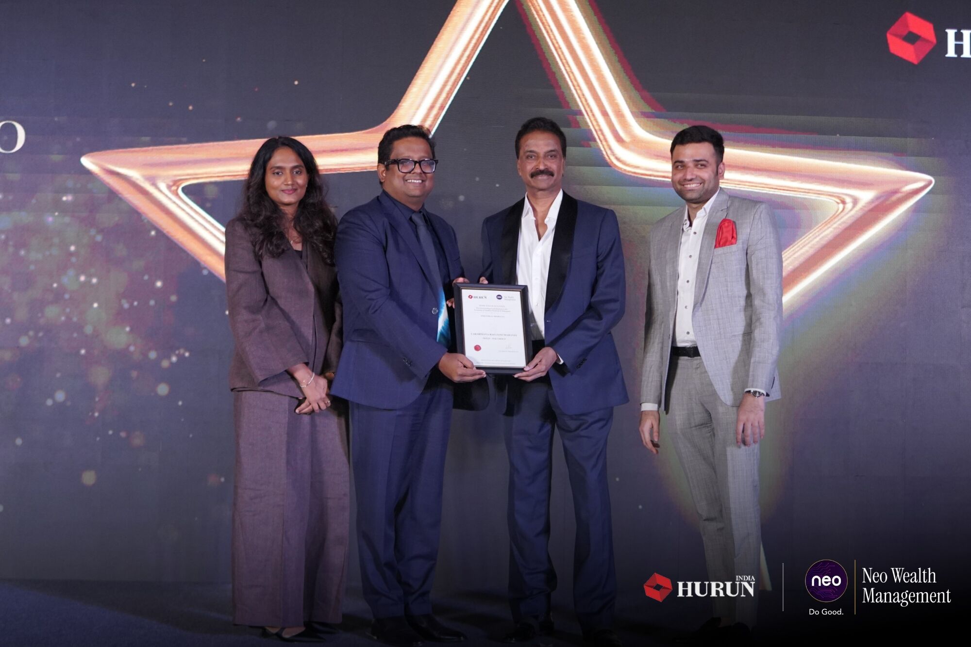 Lakshmana Rao Janumahanti Felicitated at Hurun Stars of the City Awards 2026