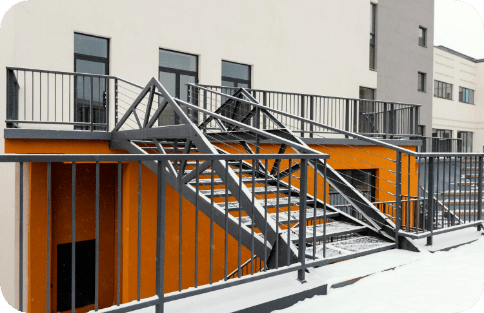 Guardrail and Handrail Detailing with Safety Compliance USA