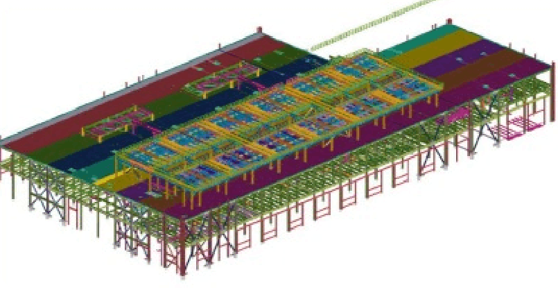 Case study Structural steel detailing: Intel CUB.2 Project in USA